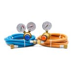 COBRA Braze-O Matic Portable Oxy/Mapp HVAC Brazing & Heating Kit with FREE Bottle Holder Carrier