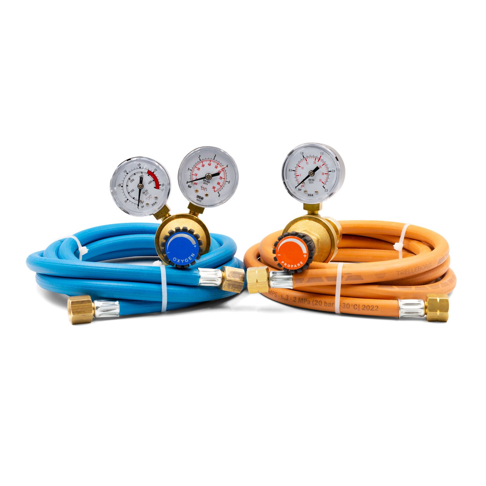 COBRA Braze-O Matic Portable Oxy/Mapp HVAC Brazing & Heating Kit with FREE Bottle Holder Carrier