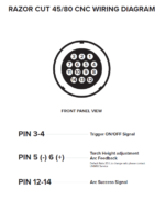 Plasma Machine Torch Plug to suit Razor Cut 45 and Cut 80 CNC port - Image 4