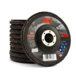 3M 125mm 5" 769F 80 Grit Flap Disc - 200 Each - UU010034914 - 52009