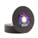 3M Cubitron 3 5" 125mm x 1mm 86647 Cutting Disc - Inox Steel Cut-Off Wheel - 50 Each - Image 3