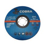COBRA 5"x1mm INOX Steel Cutting Disc 250 Pack 125mm