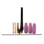 4m WP17 with Valve TIG Torch to Suit Cigweld Machines with 8 Pin Connector - Suits WS, TM & BV - Image 3