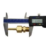 5/8 UNF Brass Barb fitting with 5mm Barb + Female to Male Adaptor - Image 3