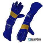 Weldclass MIG Welders Gloves Full Arm Protection 680mm Long - Image 4