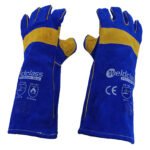 2x Promax Blue Mig Welding Gloves 40cm Long