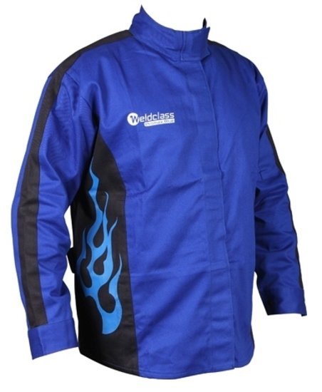 2XL Weldclass Proban Welding Jacket - PROMAX BLUE FLAME FR