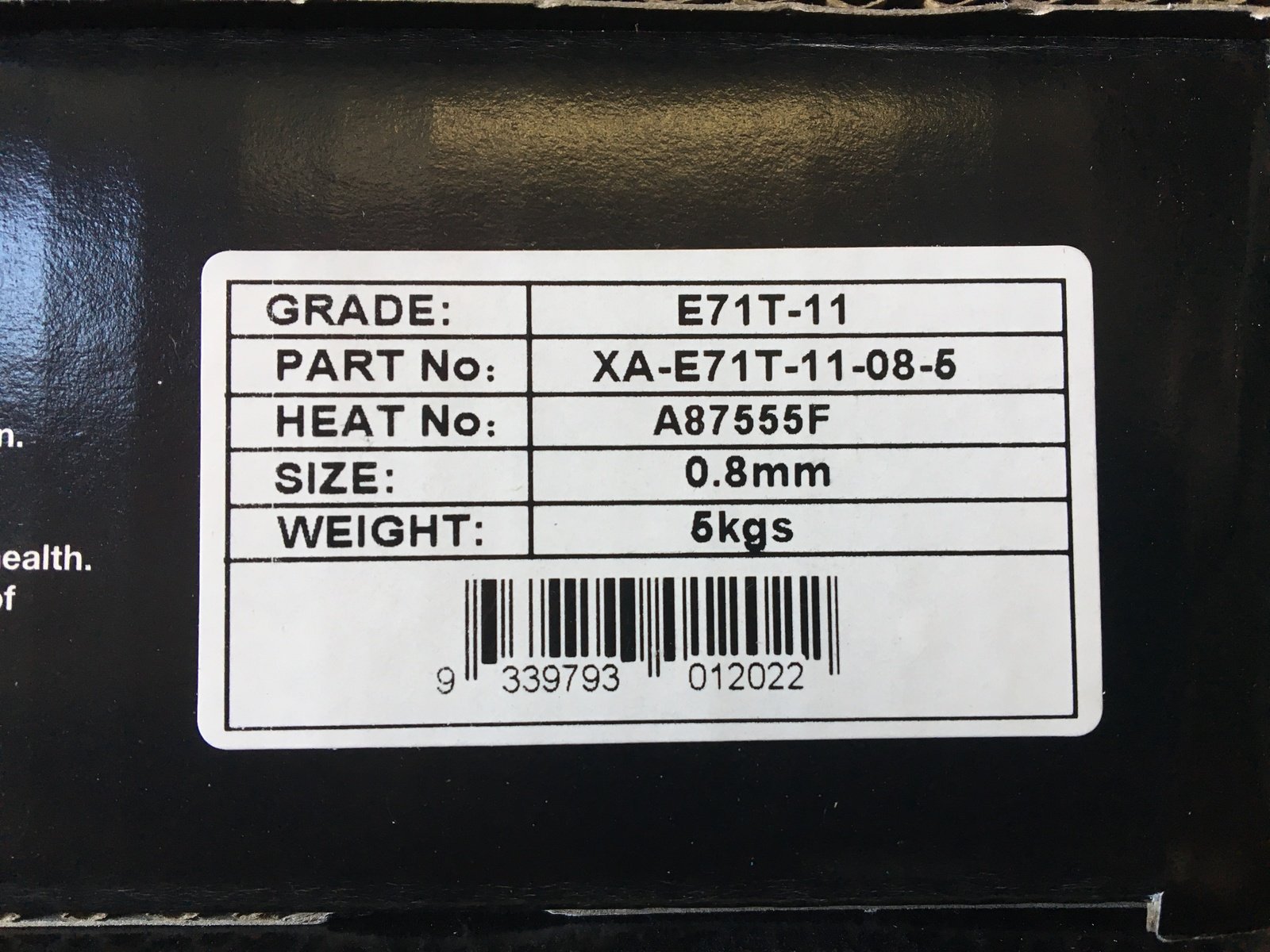 4 x UNIMIG Gasless MIG Welding Wire 0.8mm 5kg Spools- E71T-11