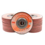 3M 5" 125mm x 6mm 36 Grit White Aluminium Rigid Grinding Disc - 100 Each - Image 6