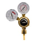 COBRA CO2 Regulator with 6mm Barb - Twin Gauge Brewers Reg