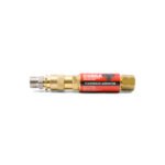 COBRA Fuel Gas Flashback Arrestor Quick Connect Regulator End