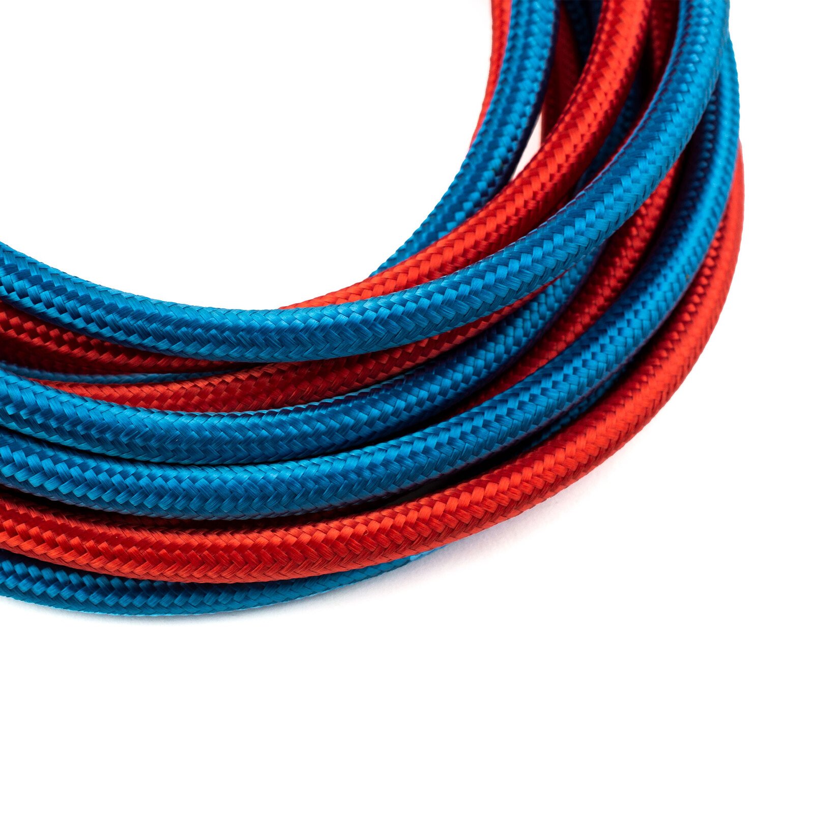 3mm Braided Flexi Hose for Little Torch 2m Red Blue