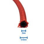 3mm Braided Flexi Hose for Little Torch - 5m  - Red and Blue - Image 4